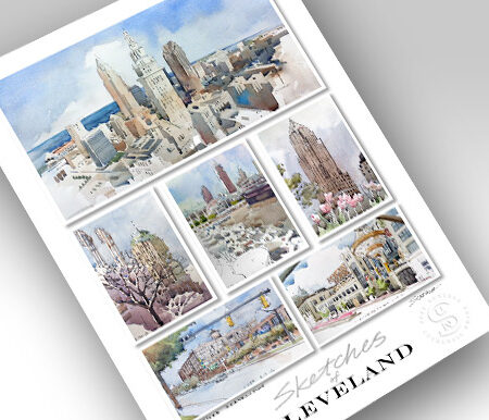 13x19 print "Sketches of Cleveland III"
