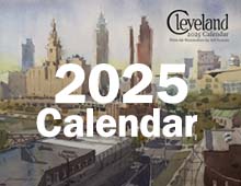 2025 Cleveland plein air watercolor calendar