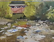 Everett Rd Covered Bridge 8-23-2025