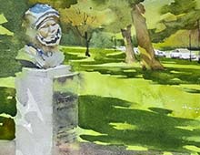 Yuri Gagarin Bust at the Russian Cultural Garden 6-3-2026